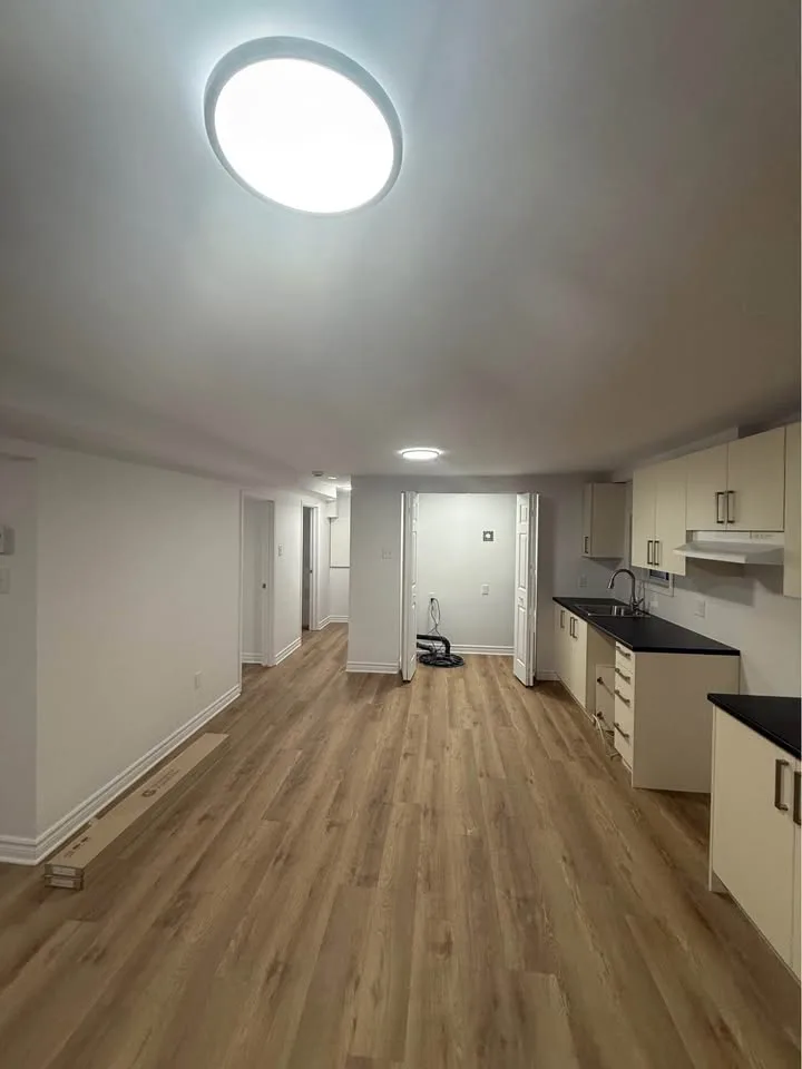 B living room and kitchen